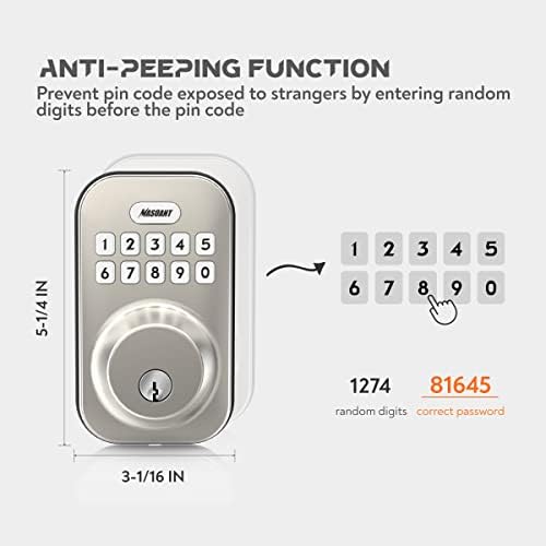 Keypad Front Door Lock Set