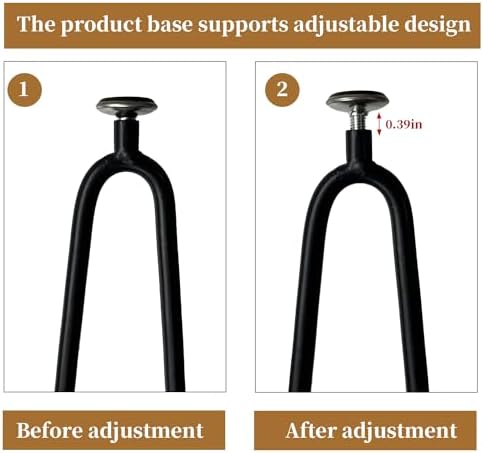 16-inch 4-Piece Flush Mount Desk Legs 800lbs Metal Staircases