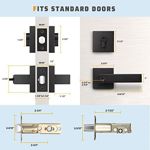 Versatile Door Lock Set for Home Businesses