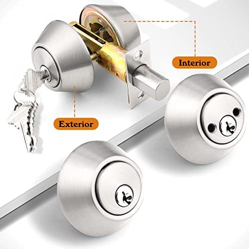 Double-Sided Keyed Deadbolt