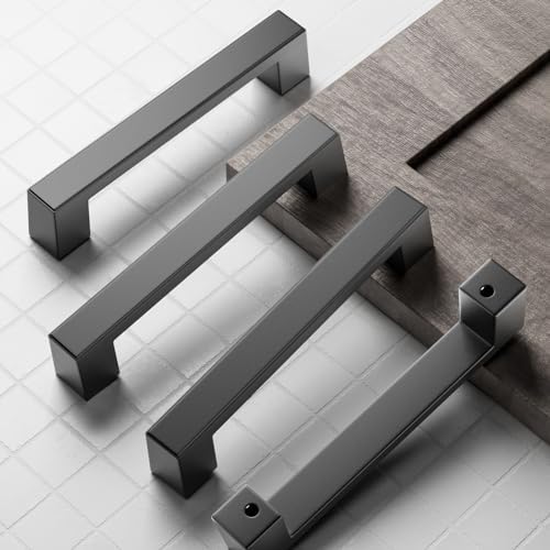 Cobbe 10-Pak Matte Black Kitchen Cabinet Pulls