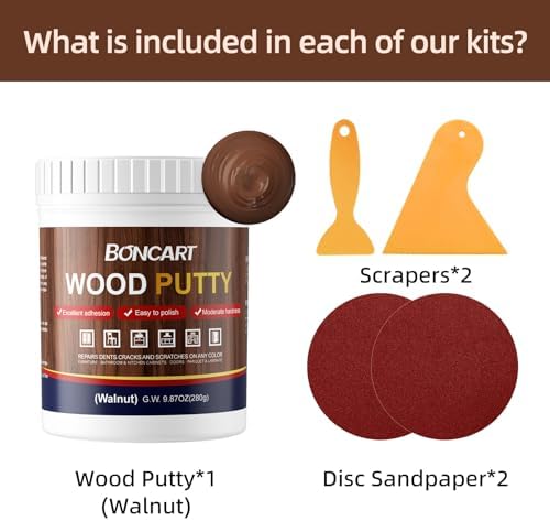 BONCART Walnut Wood Putty Filler