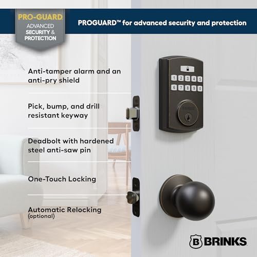 Brinks Electronic Keypad Door Lock