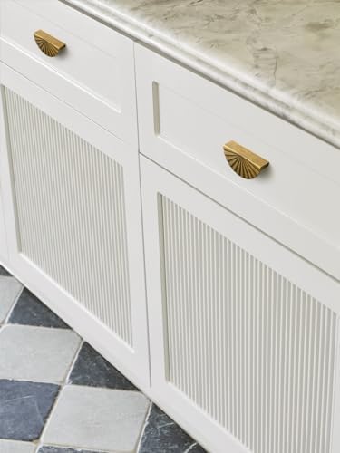 10-Piece Antique Brass Cabinet Pulls