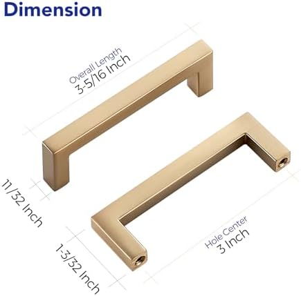 Elegant Slim Kitchen Cabinet Pulls