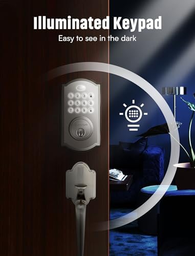 ELAMOR M19 Smart Keyless Entry Door Lock Set