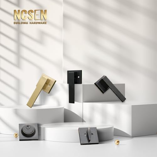 2-Pack Exterior Door Lock Set with Deadbolt Aged Bronze