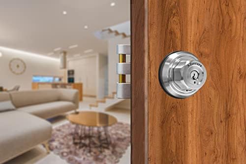 Twist-to-Lock 304 Steel Deadbolt Lock with Night Latch Anti-Mislock