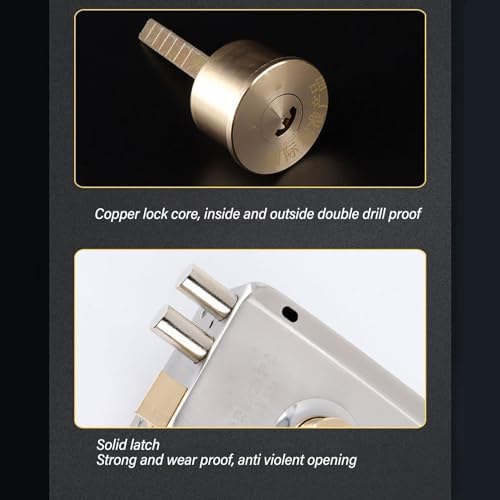 Weatherproof Entry Door Lock with Keys