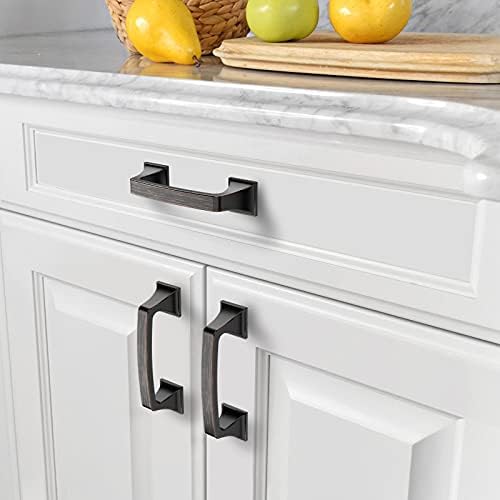 Amerdeco 10-Pack Oil Rubbed Bronze Kitchen Cabinet Pulls