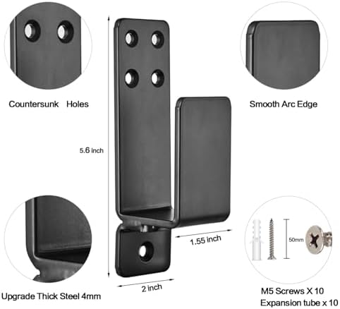 AINAFIX Door Barricade Brackets 2 Pack