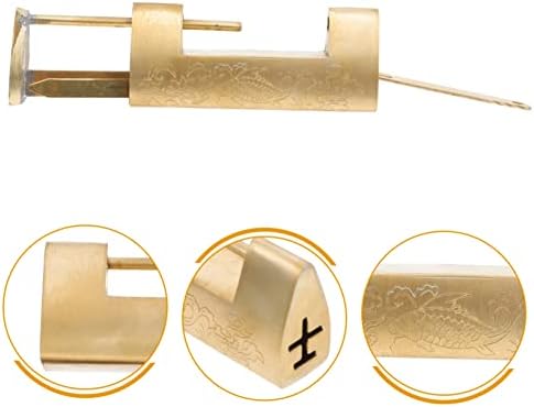 Chinese Golden Retro Padlock for Jewelry Boxes