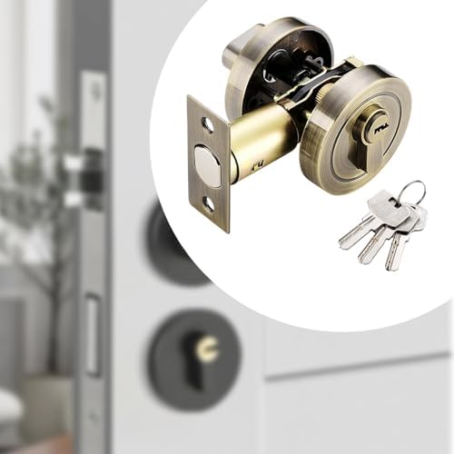 Sturdy Door Lock Set with Keys for Home Office