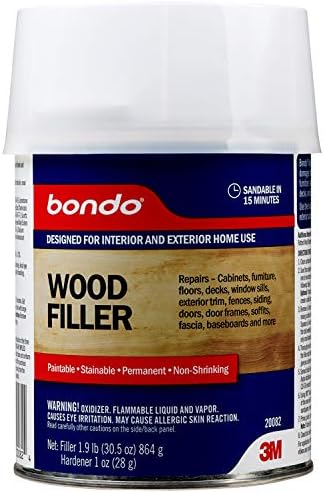 Fast-acting wood filler set by Bondo