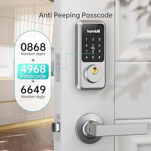Smart Keypad Door Lock with Handlesets