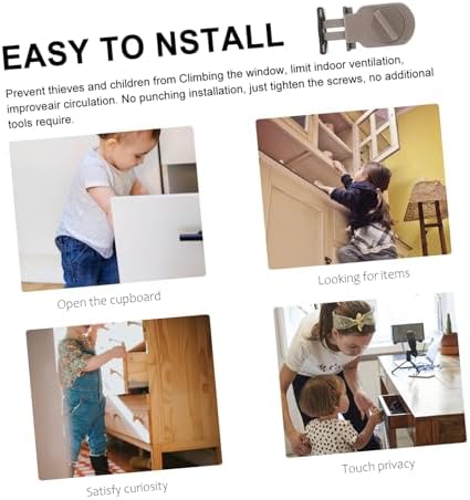4-Piece Childproof Door Window Lock Set