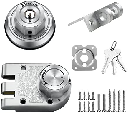 Twist-to-Lock 304 Steel Deadbolt Lock with Night Latch Anti-Mislock