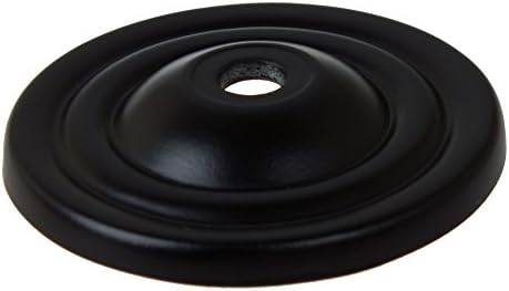 GlideRite 50-Piece cabinet back plate set Matte Black 15-inch Diameter