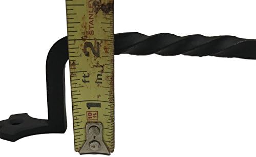 Versatile 7-Inch Wrought Twist Knob for Gates Drawers Cabinets