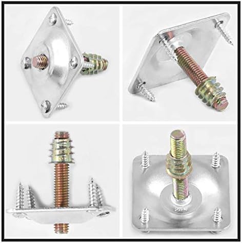 Btowin 4Pc Legs Mounting Plate Set for Sofa Couch