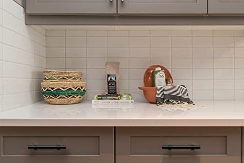 Ravinte 30 Pack 5 Inch Cabinet Pulls Matte Black Kitchen Hardware
