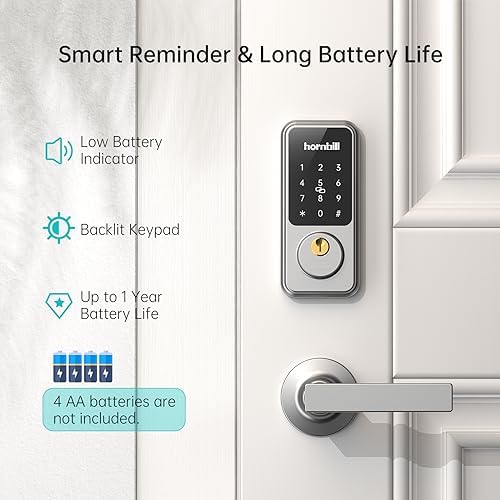 Smart Keypad Door Lock with Handlesets