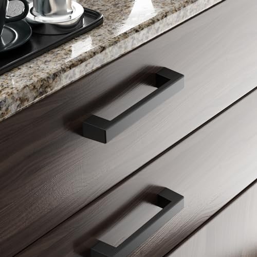 Cobbe 10-Pak Matte Black Kitchen Cabinet Pulls