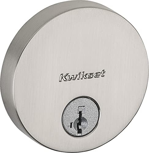20-Inch Satin Nickel Deadbolt with Key Lock Kwikset_signature_series