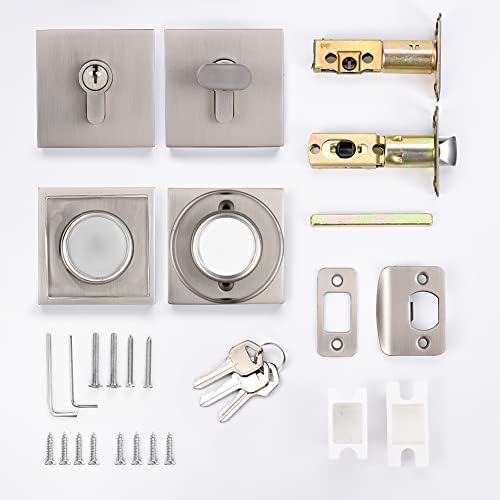 Coolnews Crystal Glass Door Lock Set