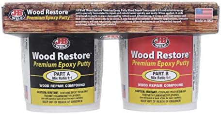 J-B Weld 40006 Wood Restore Premium Epoxy Putty Kit - 32 oz