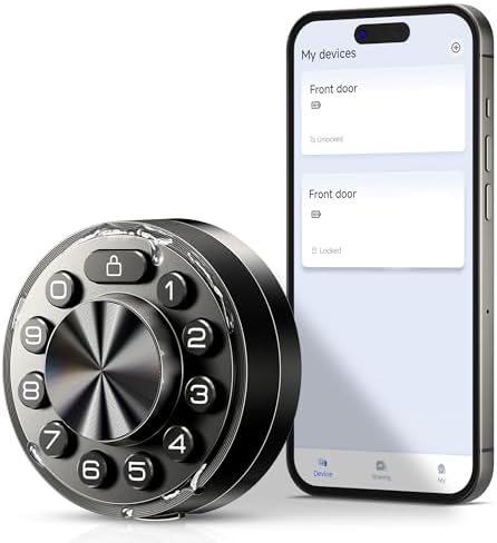 Veise Smart Deadbolt with 2 Keys for Front Door Activation