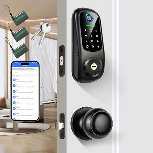 Yosimika Keyless Entry Door Lock with Fingerprint and Bluetooth