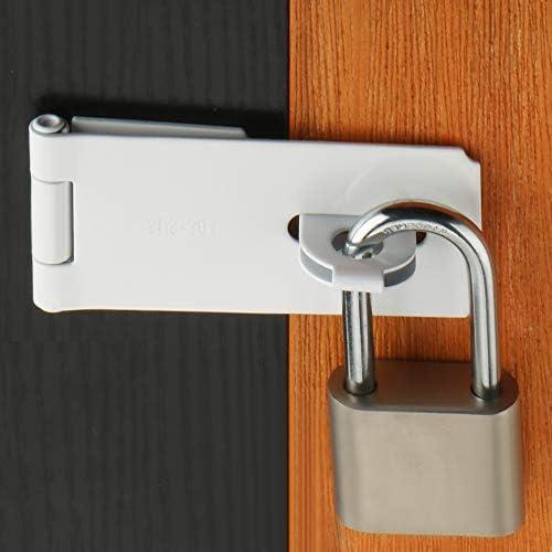 Durable stainless steel door hasp lock