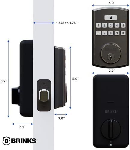 Brinks Electronic Keypad Door Lock