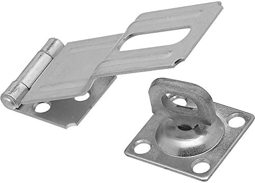 4-12 Zinc-Plated Swivel Staple Safety Hasp