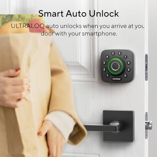ULTRALOQ U-Bolt Pro Smart Lock 6-in-1 Keyless Entry Deadbolt Lock