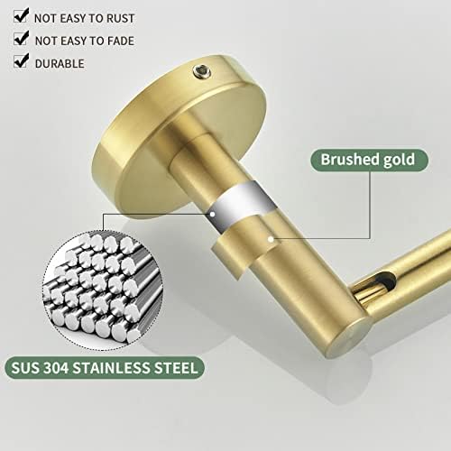 WEIKO Gold Adjustable Towel Bar More Perfect for Restroom Organization