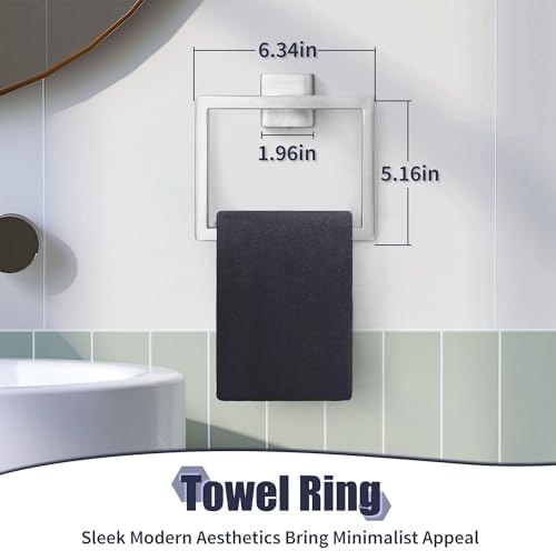 Stainless Steel Towel Bar Kit Perfect Bathroom Accessory Set