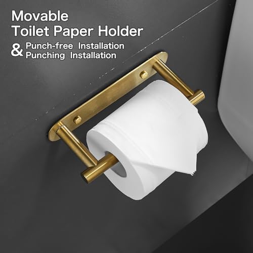 Durable Easy-To-Install Removable Toilet Paper Holder