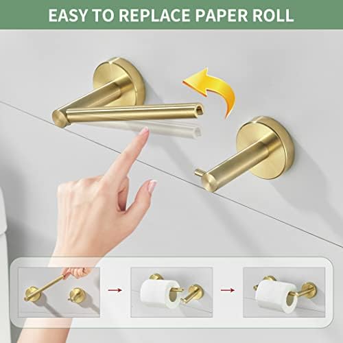 WEIKO Gold Adjustable Towel Bar More Perfect for Restroom Organization