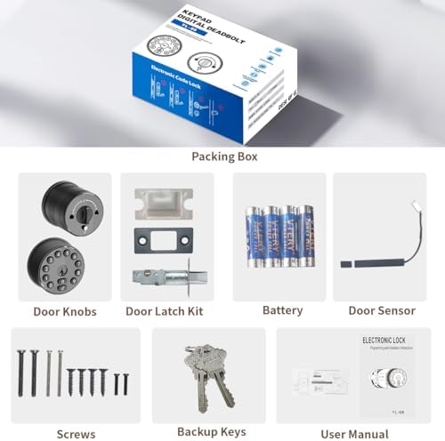 Keyless Entry Door Lock with Keypad and Keypad Deadbolt