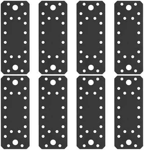 Heavy-duty Metal mending plates set for furniture repair