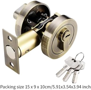 Sturdy Door Lock Set with Keys for Home Office