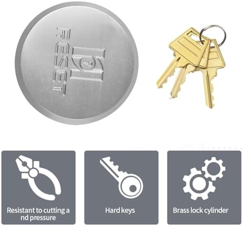 RESET-903 Keyed Alike Heavy Duty Padlock 3 Pack