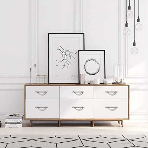 Amerdeco 10-Pack Brushed Satin Nickel Cabinet Pulls