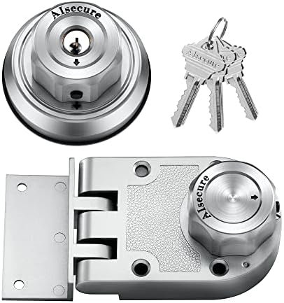 Twist-to-Lock 304 Steel Deadbolt Lock with Night Latch Anti-Mislock