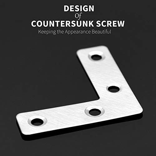 Durable 2x2 L Corner Bracket for Cabinets Furniture