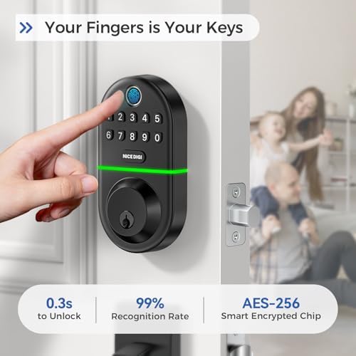 NICE DIGI Keypad Deadbolt Lock for Front Door