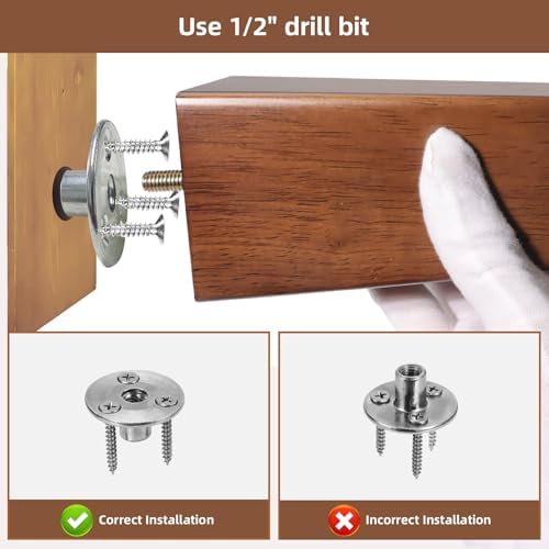 Solid Natural Wood Furniture Legs