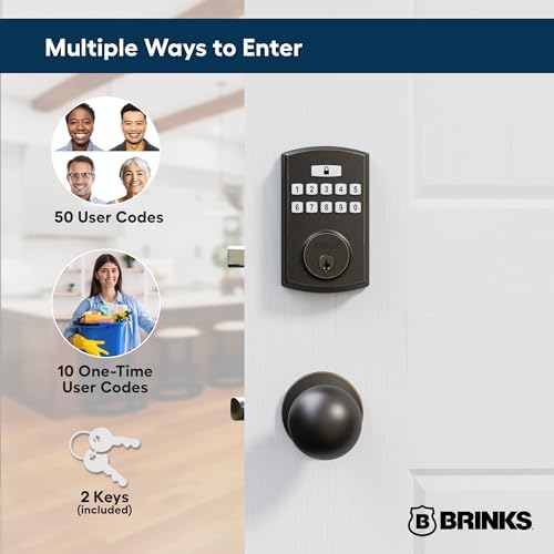 Brinks Electronic Keypad Door Lock